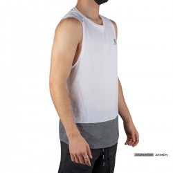Salomon Camiseta Sm Cross Run Tank White Black Negro Gris Hombre