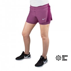 Nike Short Running Ck1004 Purple Morado Mujer