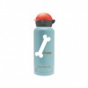 Laken Botella Aluminio 0,45L Tapón Hit Puppy Azul tapón rojo
