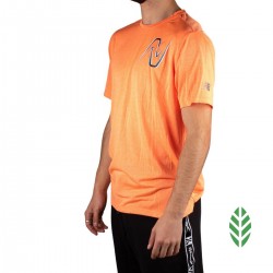New Balance Camiseta Graphic Impact Run Ss Naranja Hombre