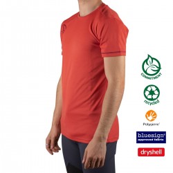 Ternua Camiseta Slum Orange Red Rojo Anaranjado Hombre