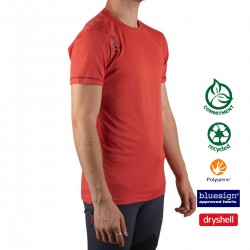 Ternua Camiseta Slum Orange Red Rojo Anaranjado Hombre