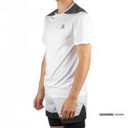 Salomon Camiseta Outline White Blanco Hombre