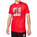11degrees Camiseta 3d Linear Gradient Red Rojo Hombre
