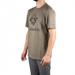 Columbia Camiseta Rapid Ridge Graphic Tee Green Verde Hombre