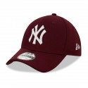 New Era Gorra New York Yankees Diamond Era 39thirty® Granate Blanco