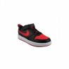 Nike Zapatillas Court Borough Low 2 Black Red Negro Rojo Niño