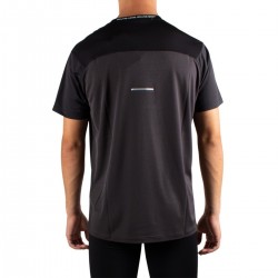 Asics Camiseta Running Race Ss Top Black Grey Negro Gris Hombre