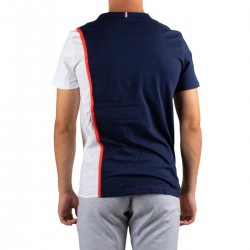 Le Coq Sportif Camiseta Saison 1 Tee Ss N°1 Blue White Azul Blanco Hombre