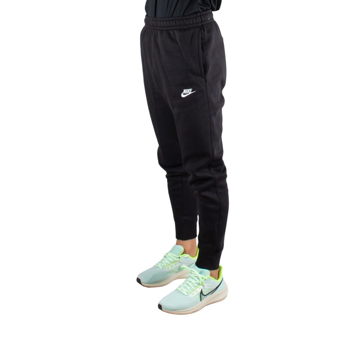 Salvaje captura Brillante Nike Pantalón chándal Sportswear Club Fleece Black Negro Hombre
