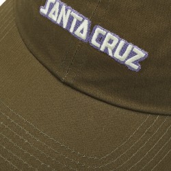 Santacruz Gorra Arch Strip Cap Uniform Green Unisex