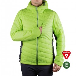 Campagnolo Chaqueta Fibras Jacket Fix Hood Primaloft Verde Lima Hombre