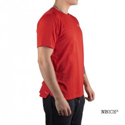 New Balance Camiseta Impact Run Short Sleeve True red heather Rojo Hombre
