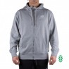 New Balance Chaqueta Essentials Stacked Logo French Terry Jacket Gris Hombre
