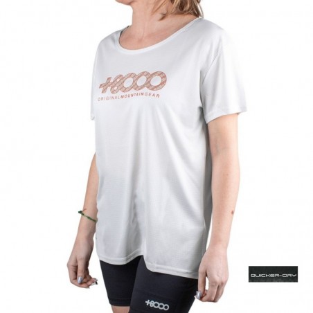 +8000 Camiseta Nechys 23V Marfil Blanca Mujer