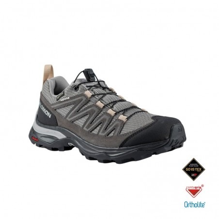 Nuevos Zapatillas De Trail Running Salomon - XA PRO 3D v8 GORE-TEX Mujer  Gris