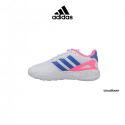 ADIDAS Sportswear Zapatillas Nebzed Blanca Azul y Rosa White Blue Pink Niño