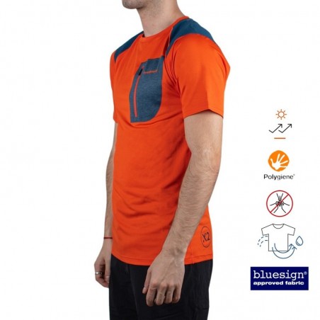 Trangoworld Camiseta Trx2 Pro Short Naranja Intenso Hombre