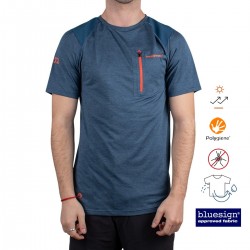 Trangoworld Camiseta Trx2 Pro Short Azul Hombre