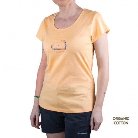 Trangoworld Camiseta Lorte Naranja Escalada Mujer