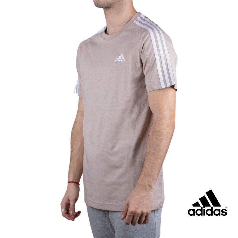 ADIDAS Sportswear Camiseta Essentials 3 Stripes Arena Wonder Taupe Hombre