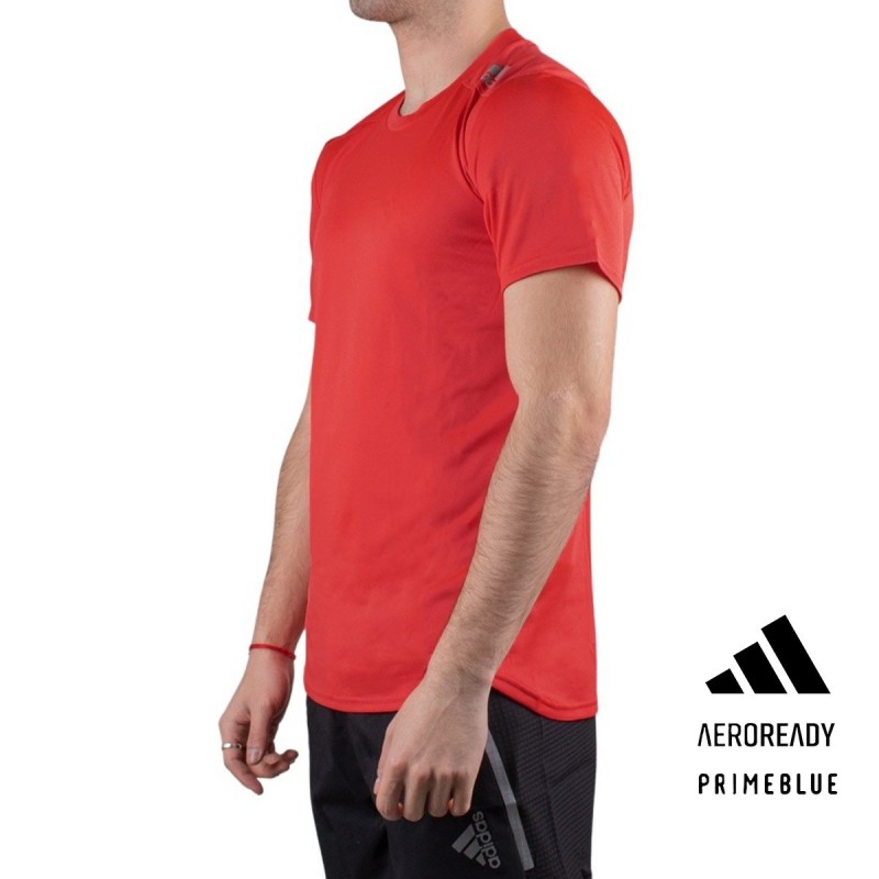 ADIDAS Performance Camiseta Designed 4 Running Roja Red Hombre