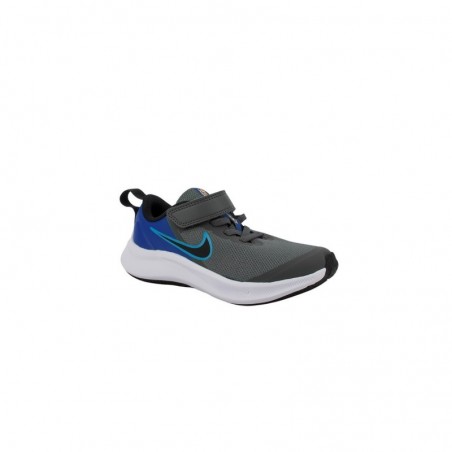 Nike Zapatillas Star Runner 3  Gris Azul Grey  Blue Niño