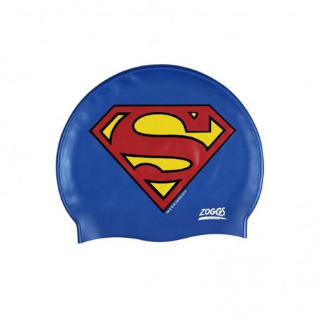 Zoggs Gorro de natación Superman Silicone Cap Azul Niño