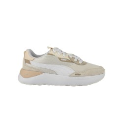 Puma Zapatillas Runtamed Platform Beige Blanco Mujer