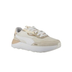 Puma Zapatillas Runtamed Platform Beige Blanco Mujer