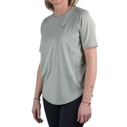 Asics Camiseta Road SS Top Verde Olive Grey Mujer