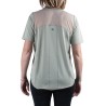 Asics Camiseta Road SS Top Verde Olive Grey Mujer