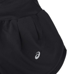 Asics Short Running Road 3.5in Short Negro Mujer