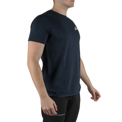 Asics Camiseta Algodón Chest Logo SS Azul Marino French Blue Hombre