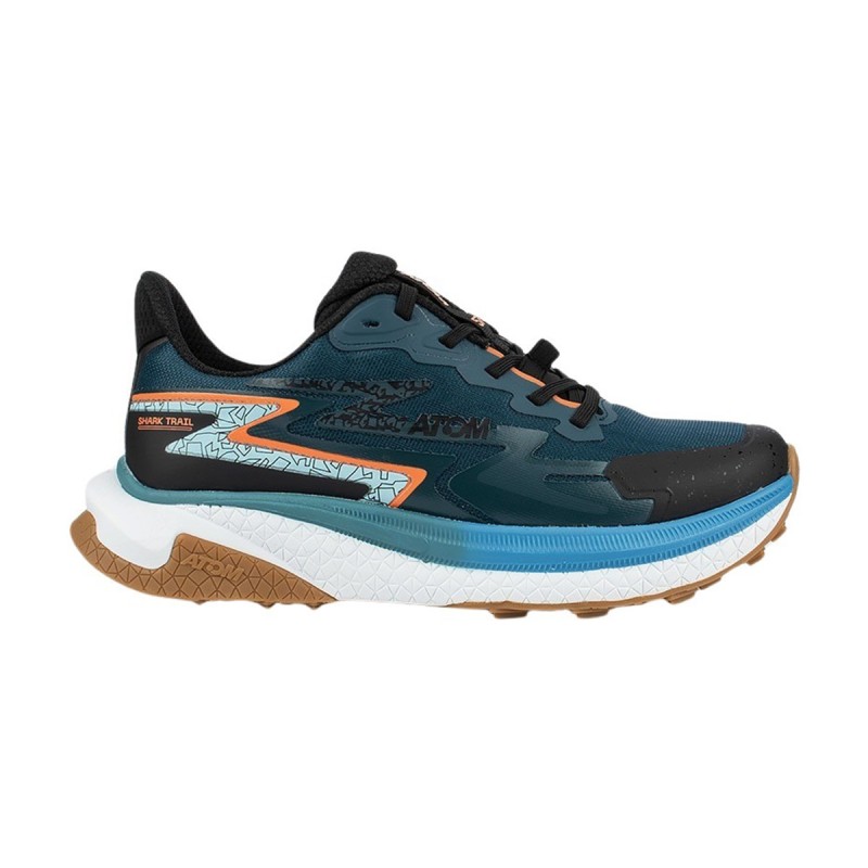 Atom Zapatillas Shark Trail Ion Blast Azul Negro Lake Hombre