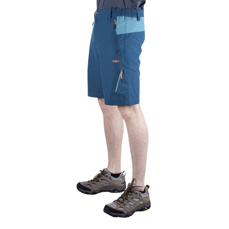 Campagnolo Bermuda Man Color Block Azul Hombre