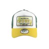 New Era Gorra A-Frame Patch Trucker California Verde Amarillo