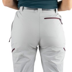 Trangoworld Pantalón Largo Wifa DN Gris Claro Lunar Rock Mujer