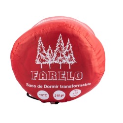 Softee Saco de dormir Farelo Transformable 180x75 Cm Rojo Unisex
