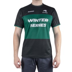 Astore Camiseta Jai Alai League Eraman 24 U Merch Negro Verde Hombre