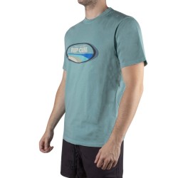 Rip Curl Camiseta Surf Revival Mumma Azul Dusty blue Hombre