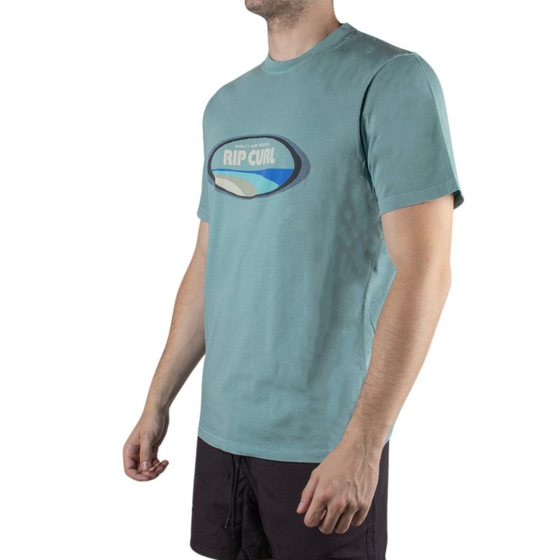 Rip Curl Camiseta Surf Revival Mumma Azul Dusty blue Hombre