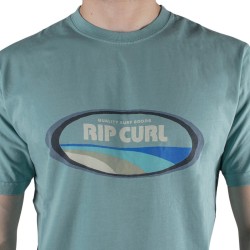 Rip Curl Camiseta Surf Revival Mumma Azul Dusty blue Hombre