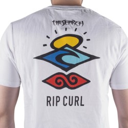 Rip Curl Camiseta The Search Icon Tee Blanco White Hombre