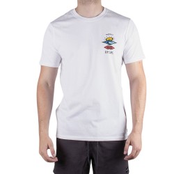 Rip Curl Camiseta The Search Icon Tee Blanco White Hombre
