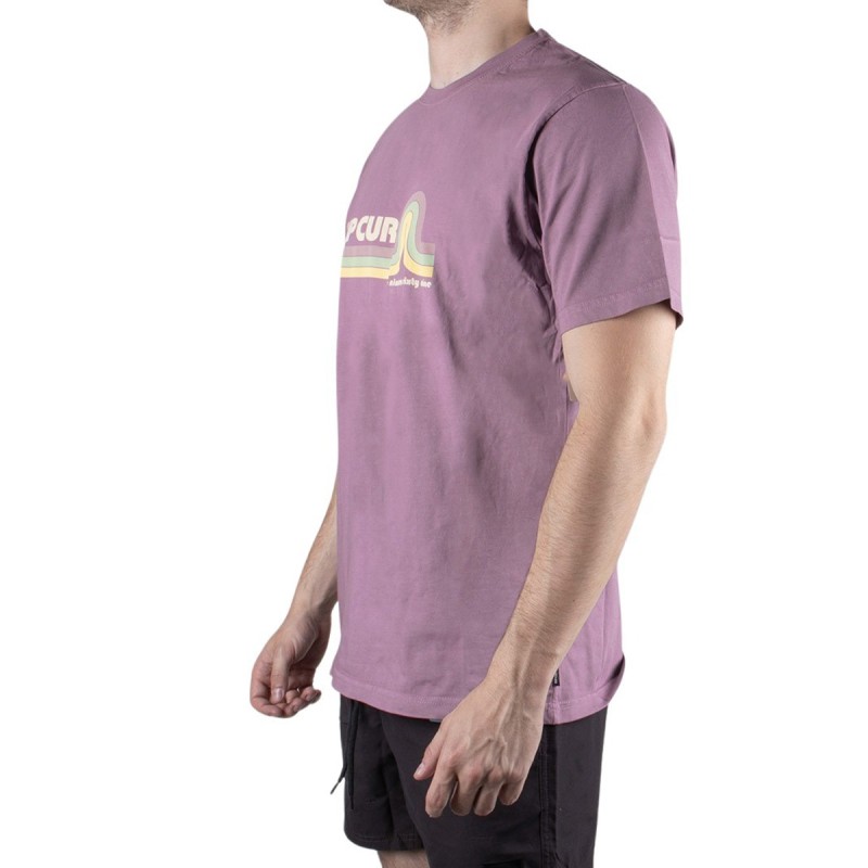 Rip Curl Camiseta Surf Revival Mumma Morado Dusty Purple Hombre