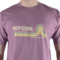 Rip Curl Camiseta Surf Revival Mumma Morado Dusty Purple Hombre