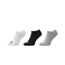 ADIDAS Sportswear Calcetines Piqui Thin and Light Low Gris Blanco Negro (pack 3 pares)