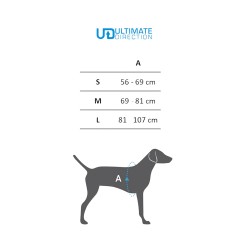 Ultimate Direction Chaleco Dog Vest Gris Unisex