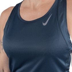 Nike Camiseta Nike Dri-fit Race Azul Marino Mujer